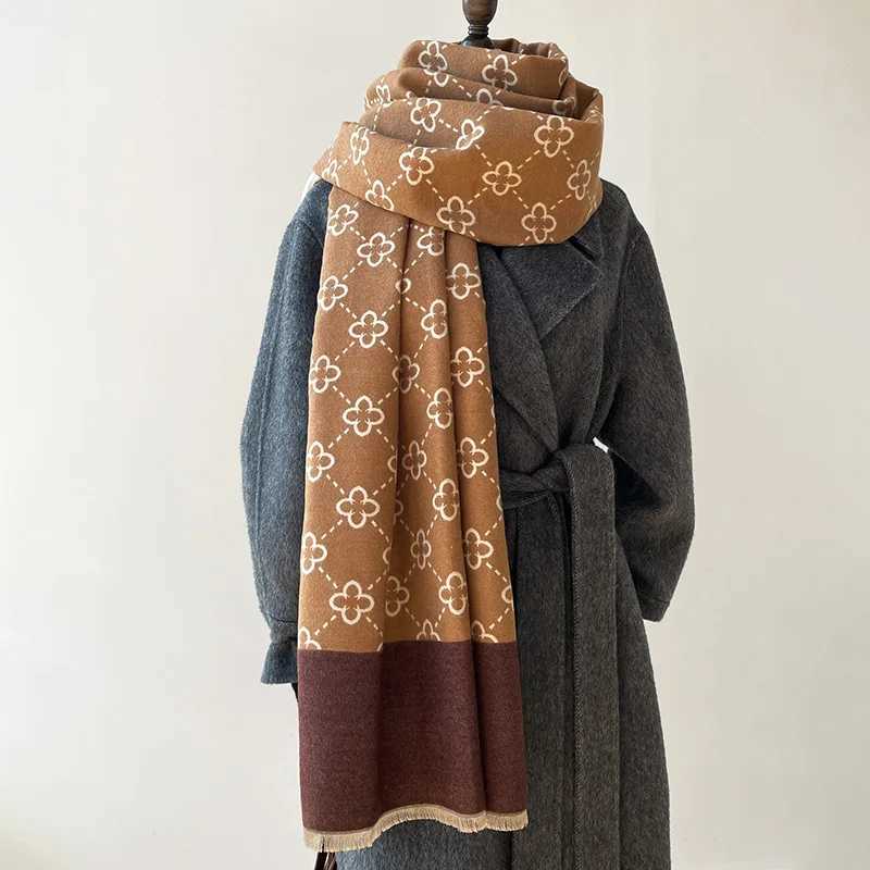 Warm ShAWl Women Scarf A Cashmere Winter Blanket WrAPs Casual Print Bufanda Travel Poncho Stoles EcharpeW251030