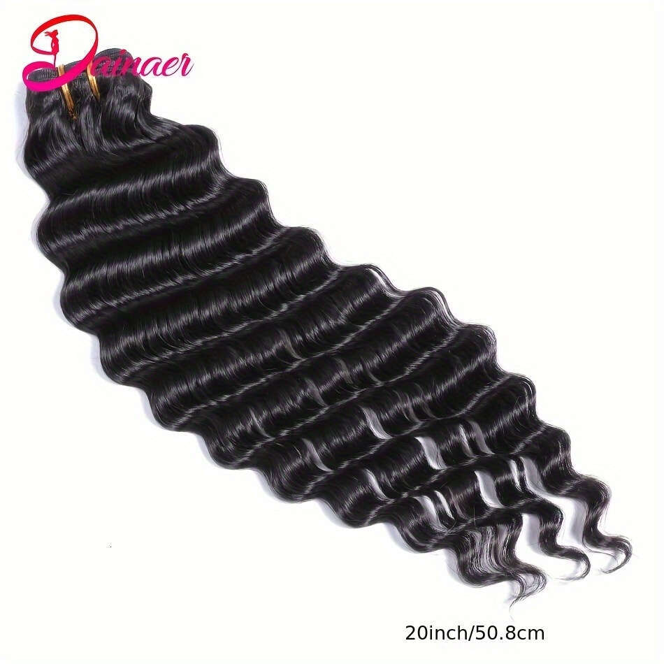 3 Bundles Human Hair Extensions With 4X4 Transparent Lace Closure - Free Part, Natural Black, Long Curly Style, Versatile For All Ethnicities, Ethnic 