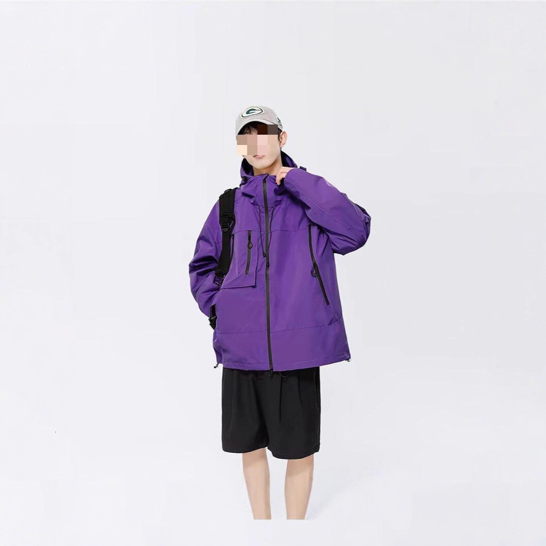 Outdoor Jacket 2025 Autumn Winter New Trendy Brand Men Loose Workwear Windproof Waterproof Jacket Designer Coat Couple Coat