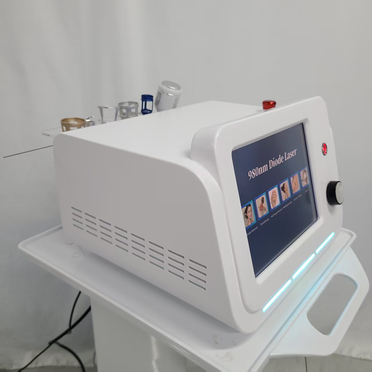 6 In 1 980nm Diode Laser Multifunction Machine Vascular Removal Skin Rejuvenation Fat Dissolving Nail Fungus Treatment Equipment For Beauty Salon