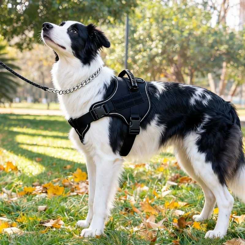 Tactical Military Vest Dog Harness Pet Doberman Training Dog Harness for Medium Large Dogs Explosion Proof Puppy Accessories J251129