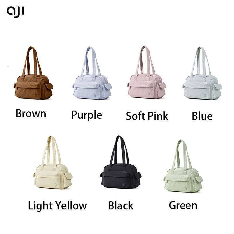 I Women Boston Commuting Office Underarm Original Brand Design Handbags For College Student Shoulder Bag