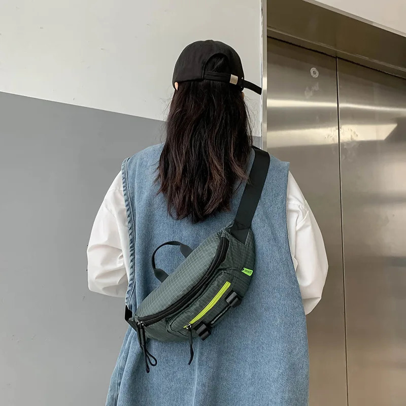 Multifunction Waterproof Hip Hop Waist Bag Men Women Hip Hop Techwear Chest Bag Motorcycle Casual Sport Crossbody Bag 251030