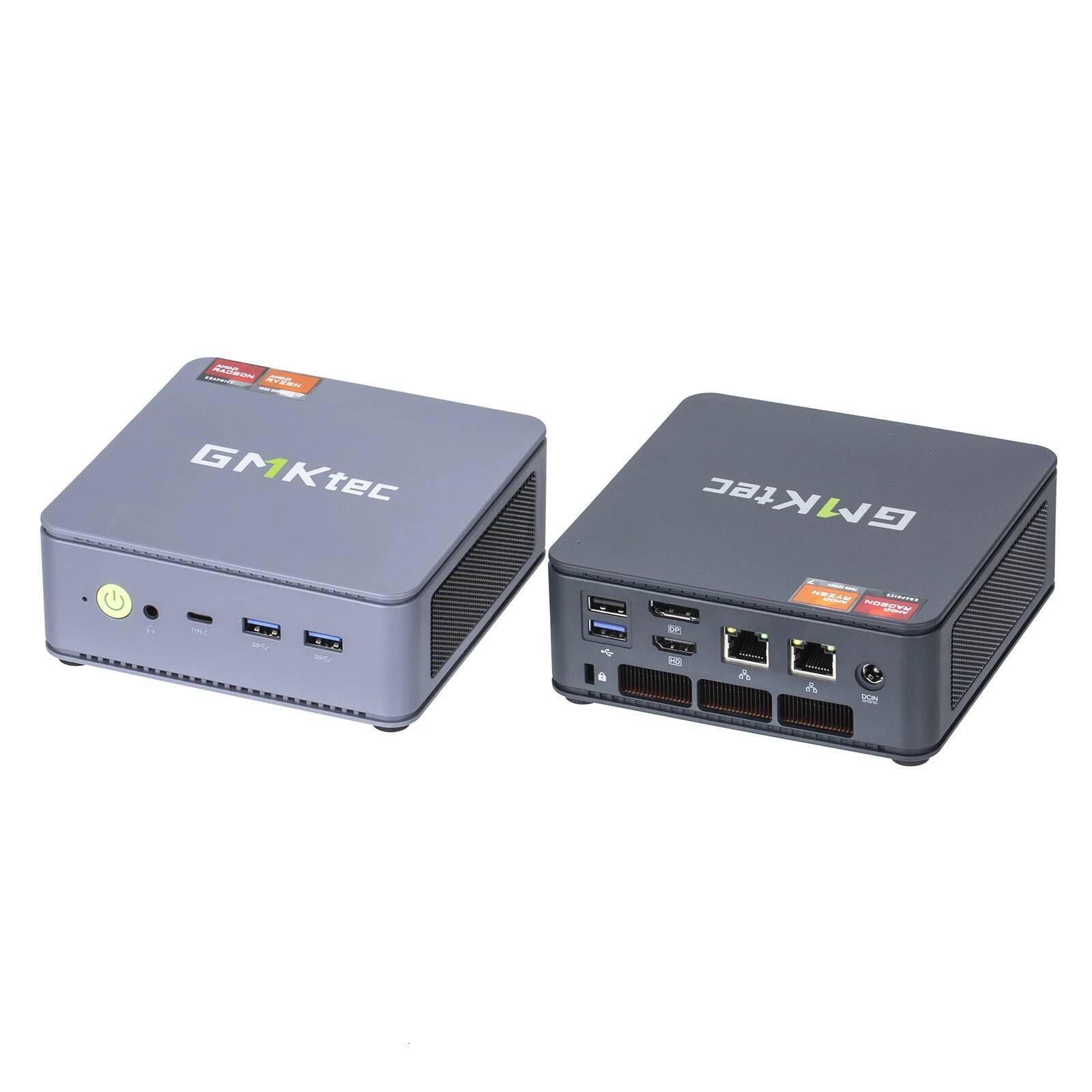 GMKtec Mini PC Gaming M6 Ultra AMD Ryzen 5 7640HS Dual NIC LAN 25Gbps Desktop Computer USB40 HDMI DP USBC WiFi 6E