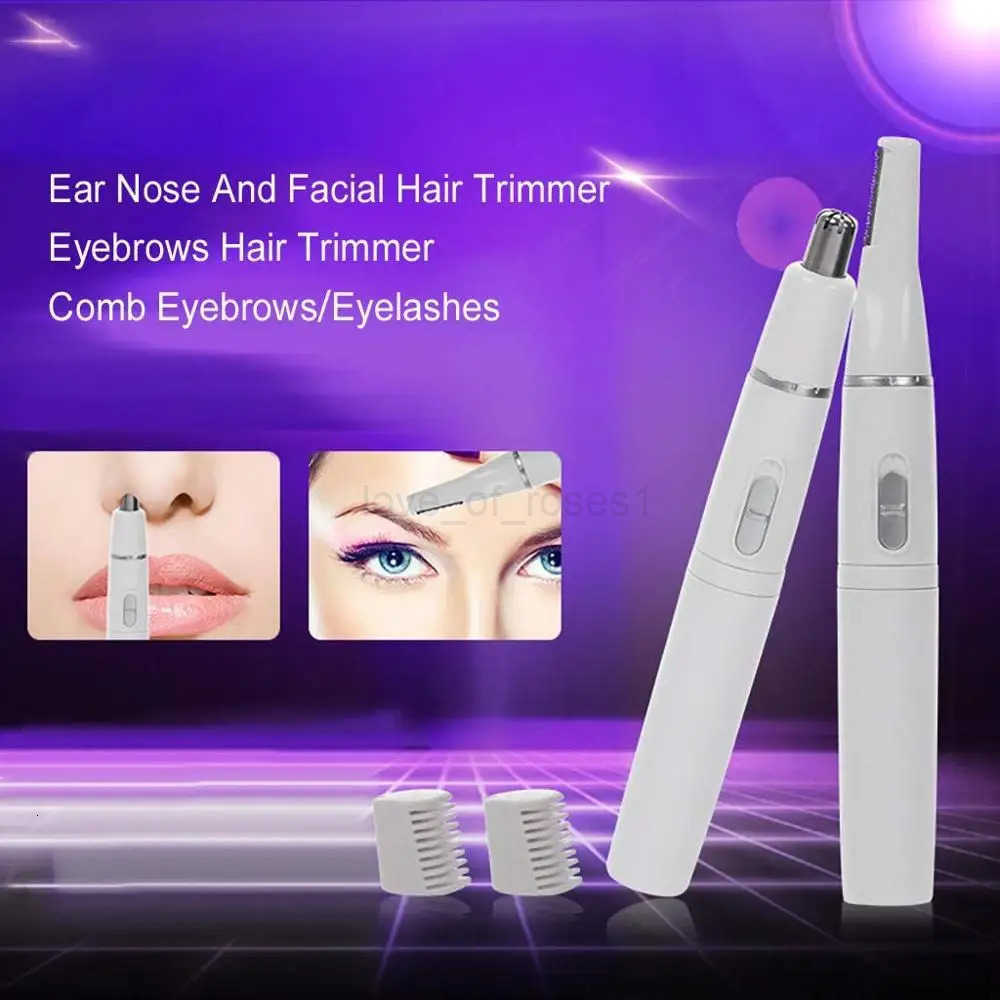 4 In 1 Head BatteryPowered Hair Clipper Nose Hair Trimmer For Women Men Ear Hair Eyebrows Beard Nose Hair removal Z251030