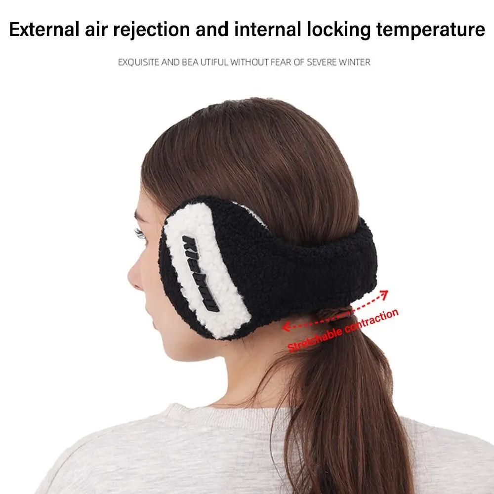 Fashion Warm Fleece Earmuffs Soft Furry Foldable Outdoor Ear Warmer Adjustable Wrap Winter Ear Muffs for Women Men 251024