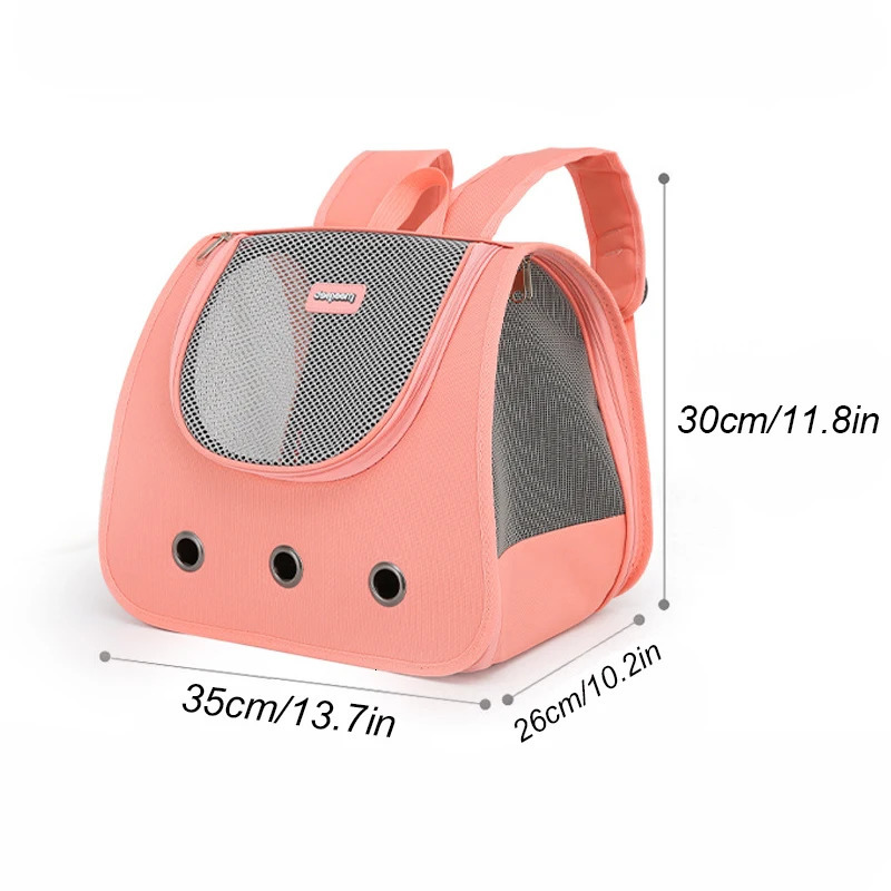 Cat Backpack Supplies foldable Portable breathable double shoulder cat bag foldable puppy backpack fashionable and pet bag 251030