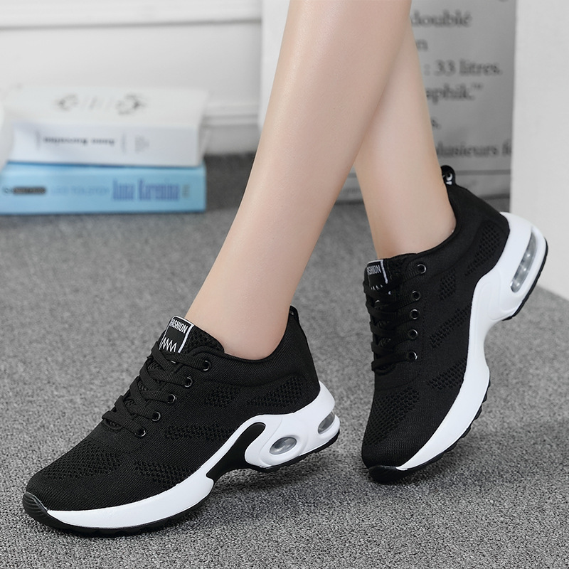 Free Shipping Air Cushion Sneakers Breathable Running Shoes Designer Big Size Lightweight Sport Shoes for Women
