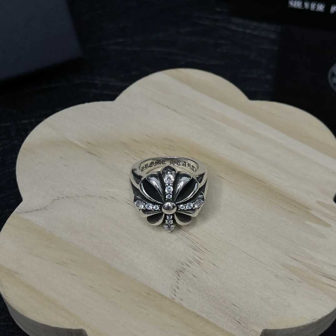 2025 Hot Sale Ring Unisex Thai Silver Retro Old HipHop Mens Medieval Niche Highend FeelingW251030