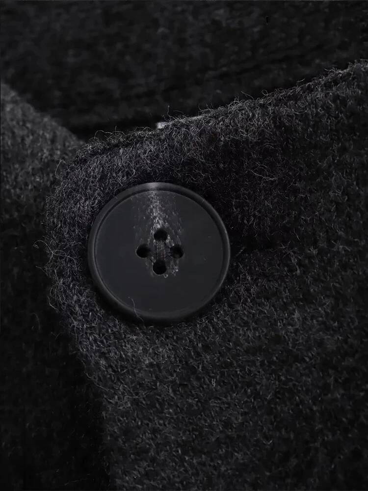 winter jacket women Women's Fashion Fall and Winter Comfortable Casual Commuter Knitted Loose Warm Coat Asymmetric Elegant Split Jacket