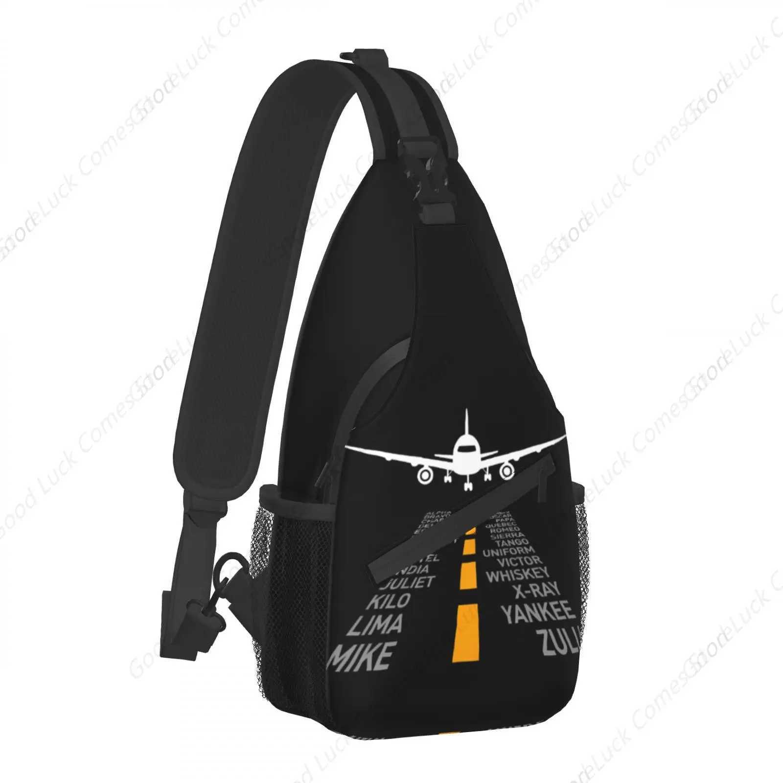 Runway Plane Bag Crossbody Bags Trendy Sling Backpack Chest Shoulder Bag Gym Cycling Travel Hiking H251029