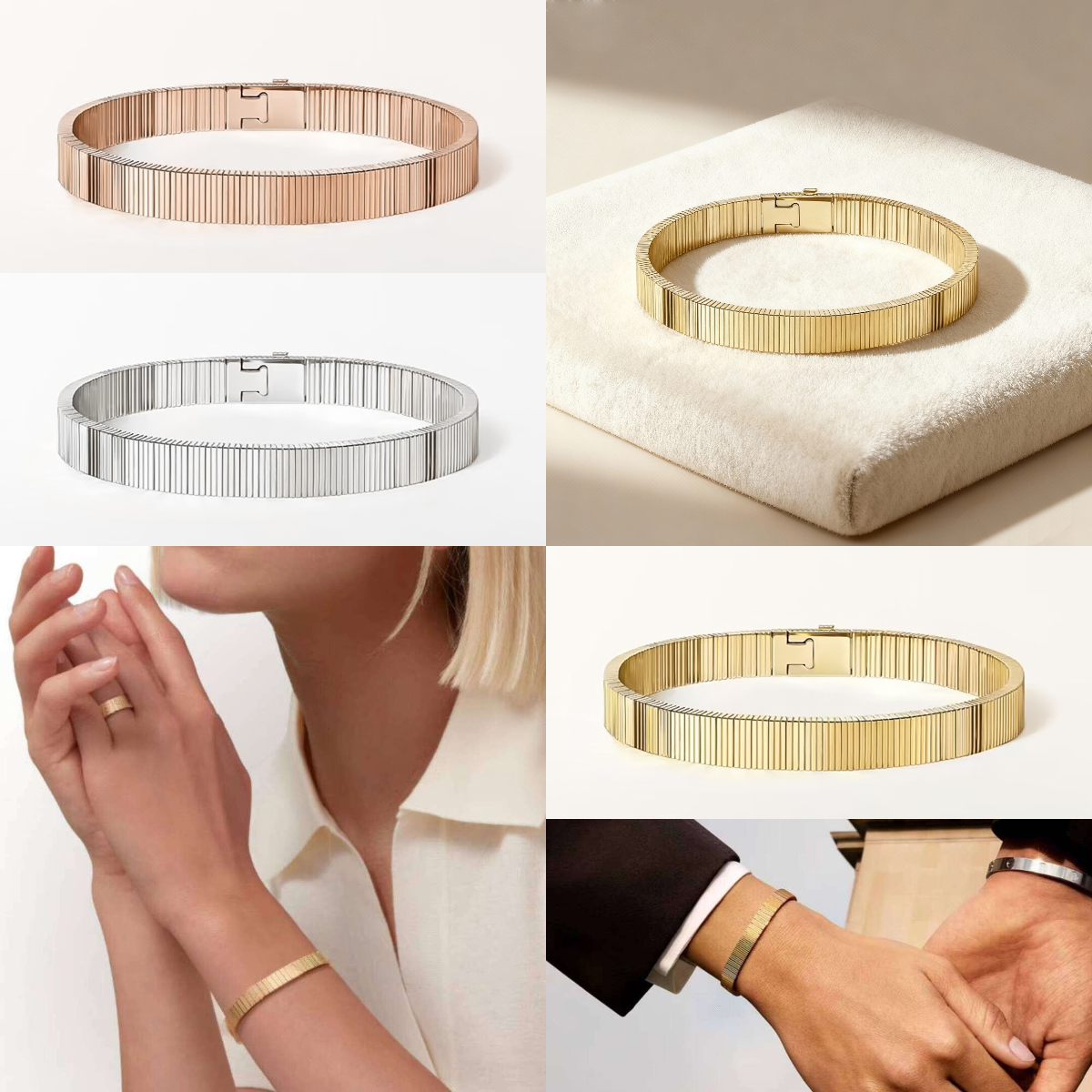 love braceletes 925 sterling silver jewelry luxury bracelet Chinese Style men jewelry Flexible men bracelet Stripes bangle bracelet gold mens bracelet braclet man