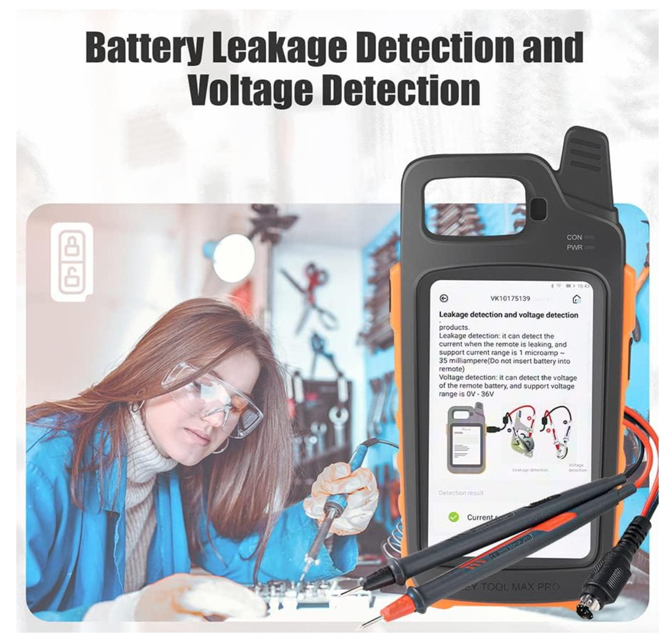 Xhorse VVDI Key Tool MaxPro With MINI OBD Tool Function & Key Tool Max Adds CAN FD, Voltage and Leakage Current Functions