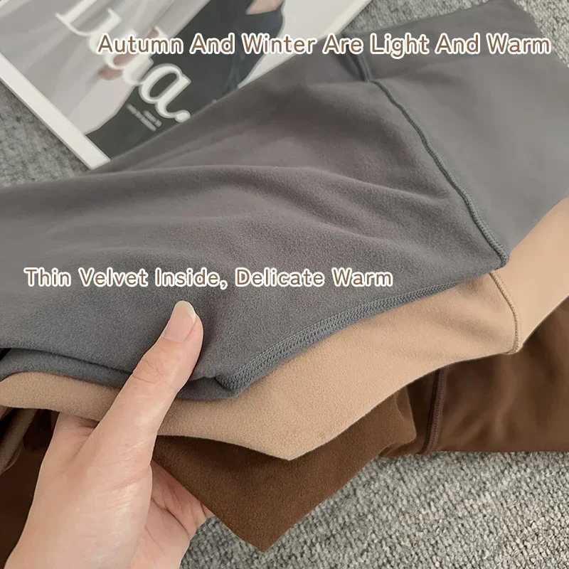 Autumn Winter New High Waist Tight Warm Sport Leggings Elastic Slim Running Cycling Casual Workout Fitness Yoga Pants J251030