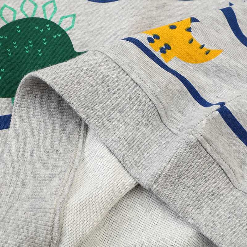 Little Maven Top Clothes for Children Kids Clothes Boys Childrens Clothing Hoodies Cartoon Dinosaurs Sweatshirts Cotton AutumnT251030
