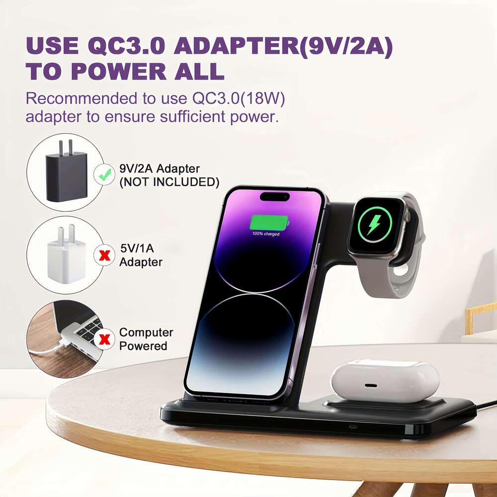 Famous Brand In Wireless Charging Station Compatible With Pro Max Watch Series And Ultra Models