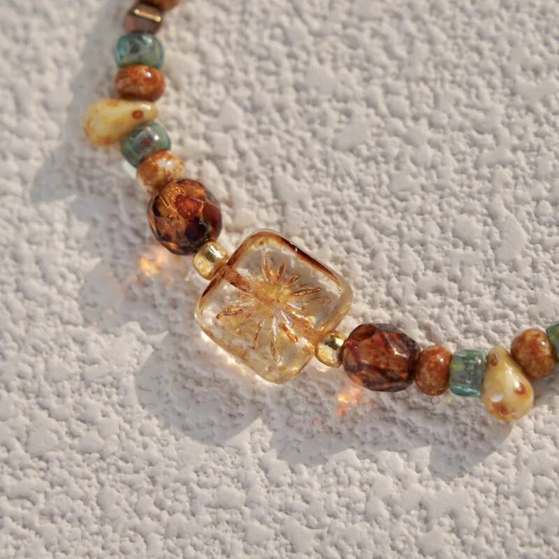 Dunhuang Matching Retro Beaded Bracelet Design Sense High Color Value Fairy Ancient Style HandString Gifts Jewelry ddmynov