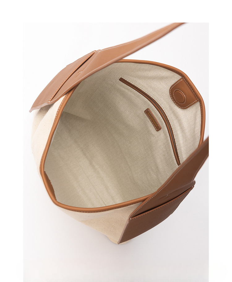 Designer bag canvas hanging ear handbag large capacity designer new shoulder bag