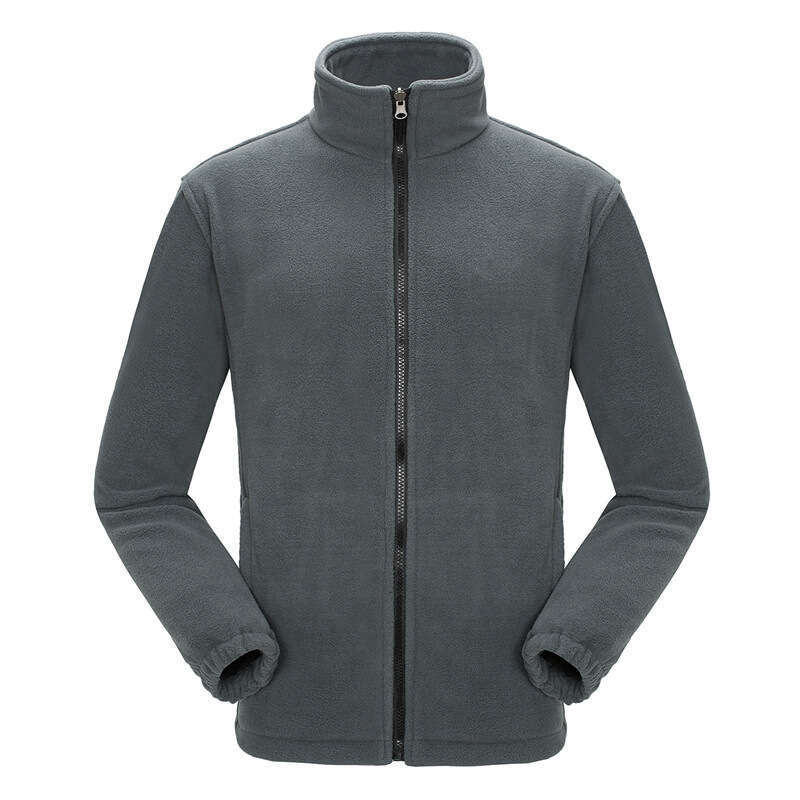 for Men and Women, Warm Double-Sided Polar Fleece Coat, Thickened Outdoor Softshell Jacket with Printable Inner Liner