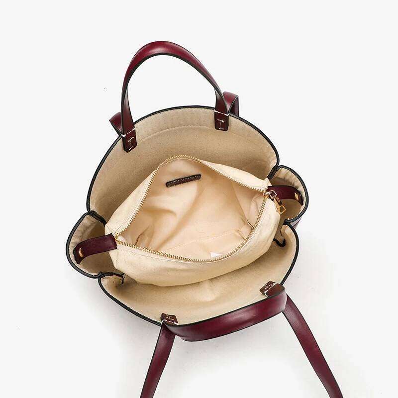 2025 Fashion Large Capacity Brown Handbag, Commuter Soft Super Fiber Synthetic Leather Shoulder Crossbody Bag