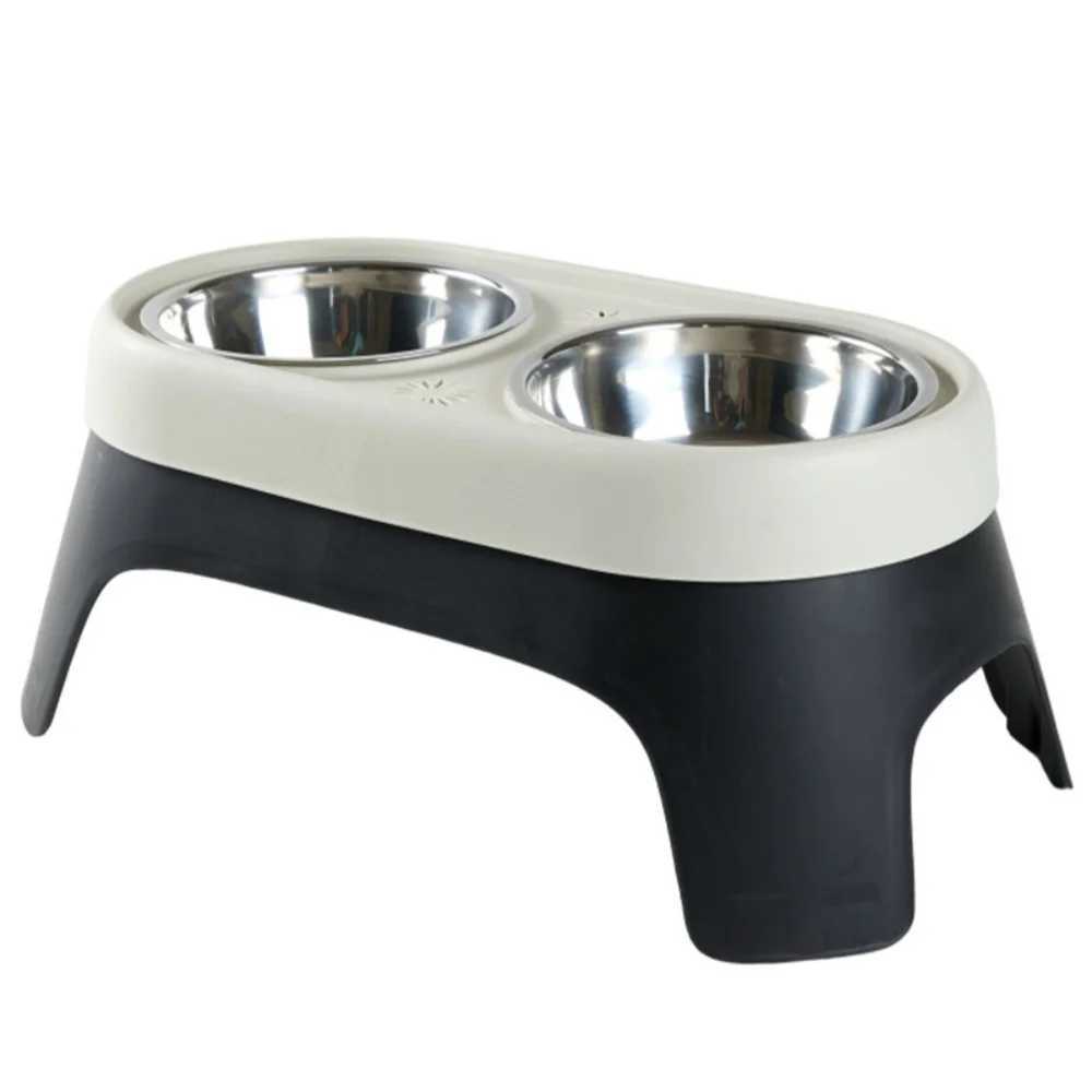 Elevated Food Bowl Pet Bowl Cat and Dog Supplies Leak Proof Pet Food Bowl and Feeder for Small Dogs Cats Pet Feeder Accessories J251113