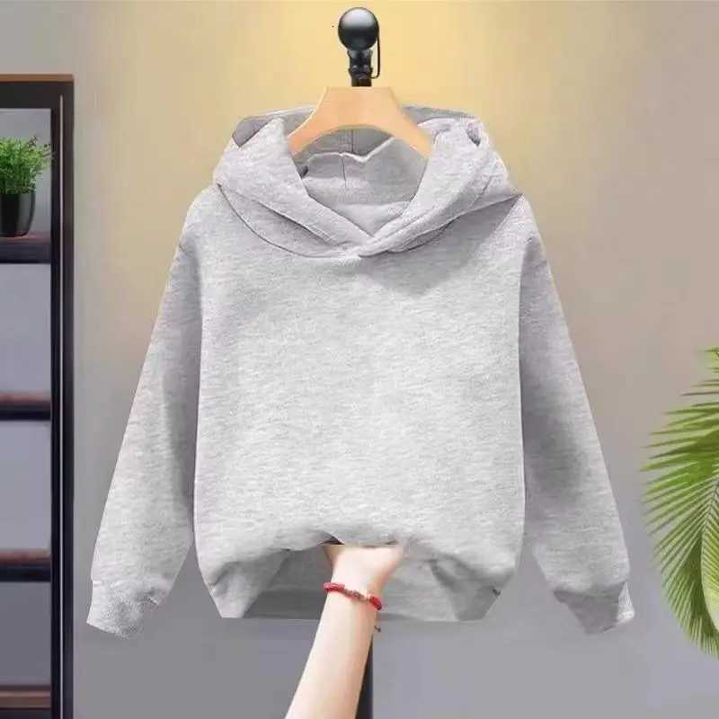 Solid Color Kids Clothing Hooded Sweatshirt for 312Yearold Girls and Boys Casual Sports Hooded Sweatshirt Top FashionableT251030