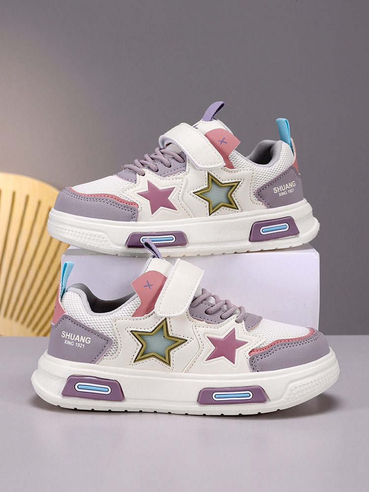 Children's shoe designer fashionable breathable sports shoes casual style new Mid Autumn Festival children's spring and autumn styles wear-r