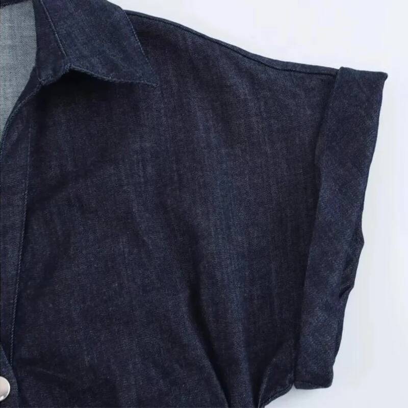 winter jacket women Denim Women's Spring Summer Casual Long Dresses For Women 2025 New Fashion Ruched Short Sleeve Streetwear Midi Dress