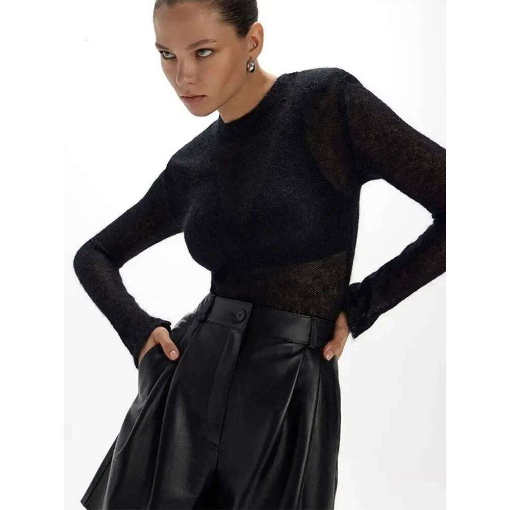 Elegant Soft Women Knited Pullover Sweater Lady Casual Crew Neck Long Sleeve Sweaters 2025 Spring Autumn Female Outwear Designer Sweater Women Bear Sw