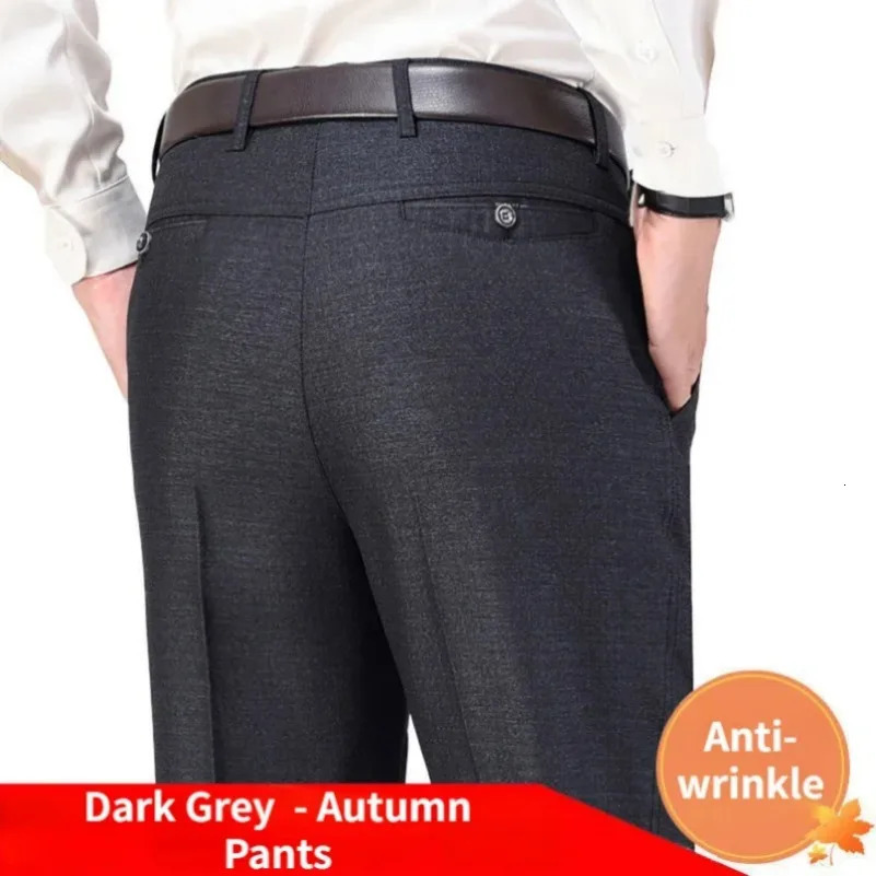 Mens Autumn Thick Casual Suit Pants Classic Business Fashion Stretch Summer Thin Trousers Male Clothes KOACUS 251028
