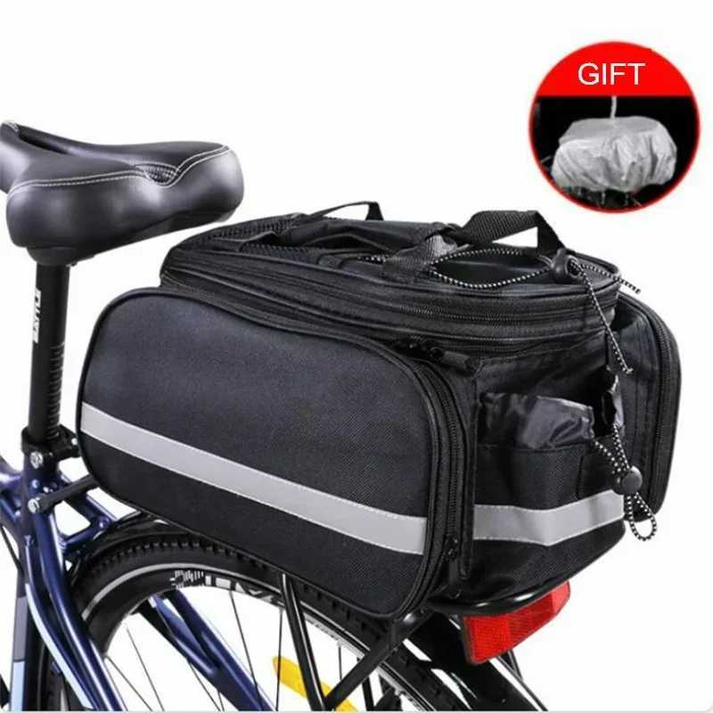 pannier Bicycle Carrier Bag Rear Rack Bike Trunk Bag Luggage Pannier Back Seat Double Side Cycling Bycicle Bag Durable Travel H251029