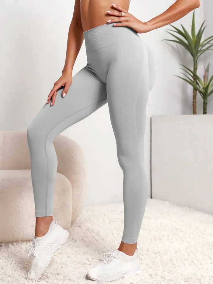 Women Gym Seamless Leggings Yoga Sports Pant Stretchy High Waist Fitness Sports Activewear Pants J251030