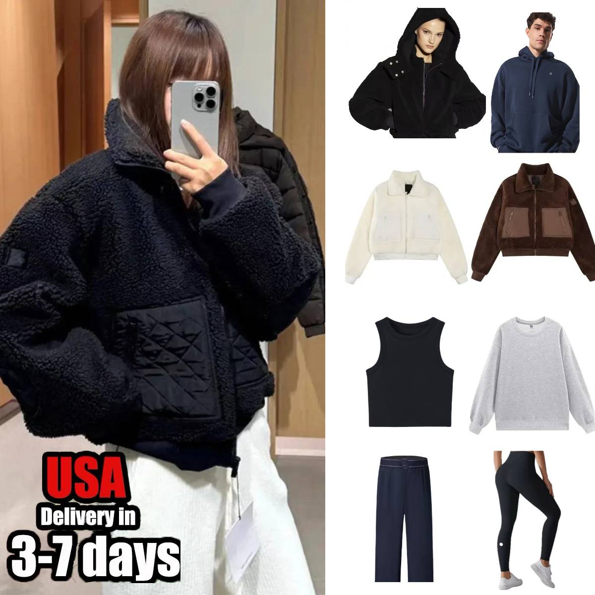 yoga jacket lamb winter jackets men women hoodies warm sportwear gym sets women clothes sweatshirt long sleeves pants kendou style fitness clothing