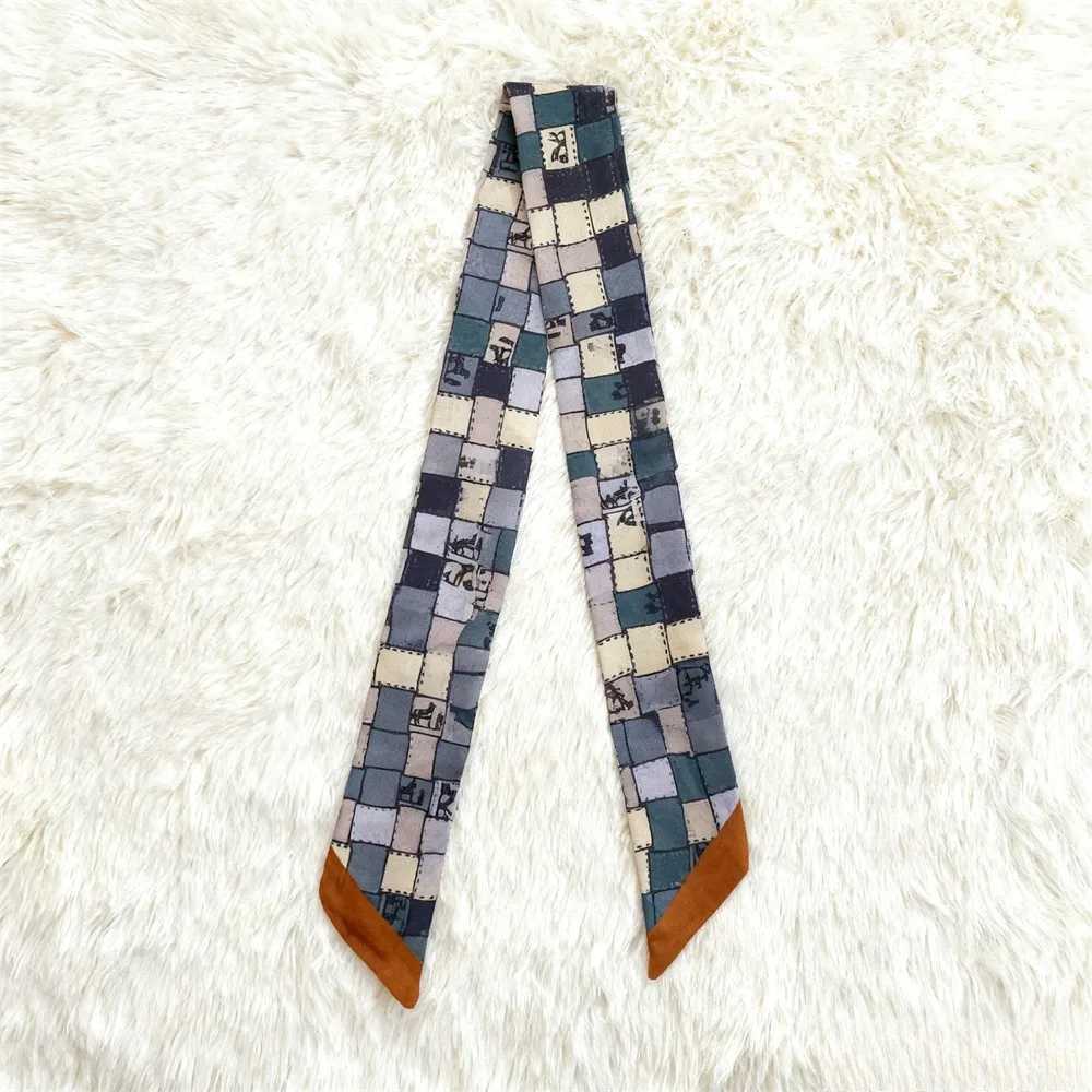 905cm Versatile Chain Tassel High Quality Mulberry Silk Twill Silk Ribbon Wrapping and Binding Bag Handle Ribbon Small ScarfW251029