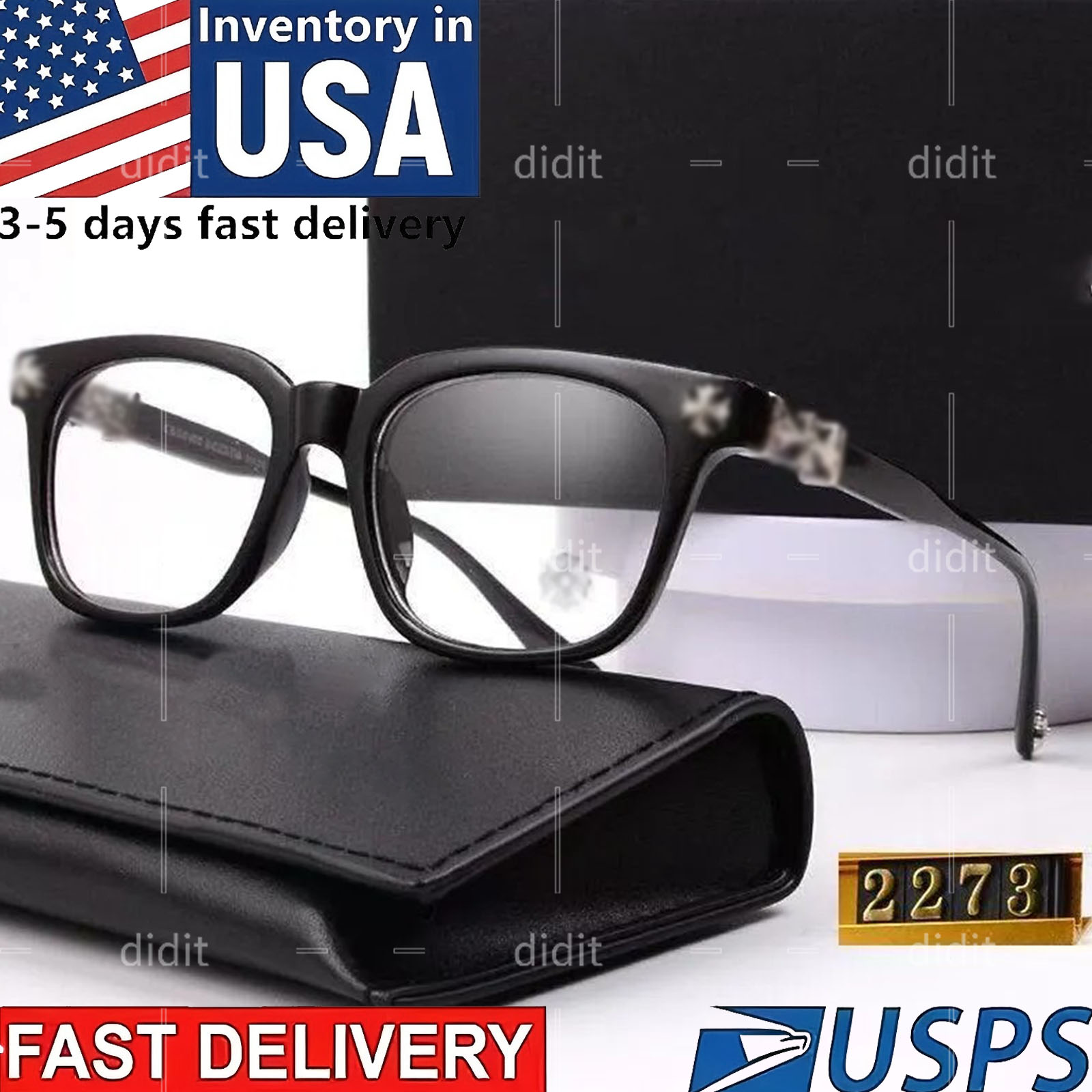 Chrome Sunglasses Cross Sunglasses For Women Glasses Frames Men New Fashion Plate Eyeglass Luxury Designer Glasses Sunglasses 2273