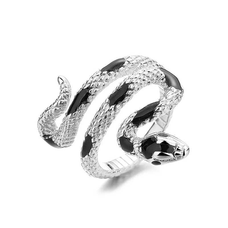 New Fashion Snake Ring Clothing Party Dance Creative Animal Ring Jewelry Accessories Party Gift W251030
