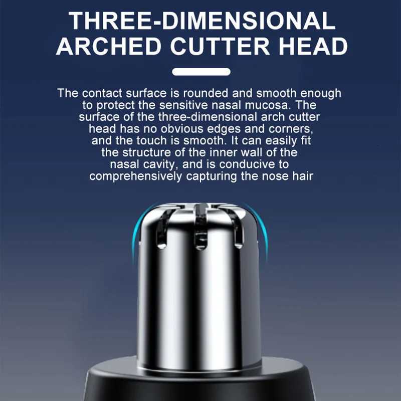 MAIZIUP Electric Nose Ear Hair Trimmer for Men USB Charging Nose Hair Removal Eyebrow Depilation Electric Nose Hair Clipper M251030