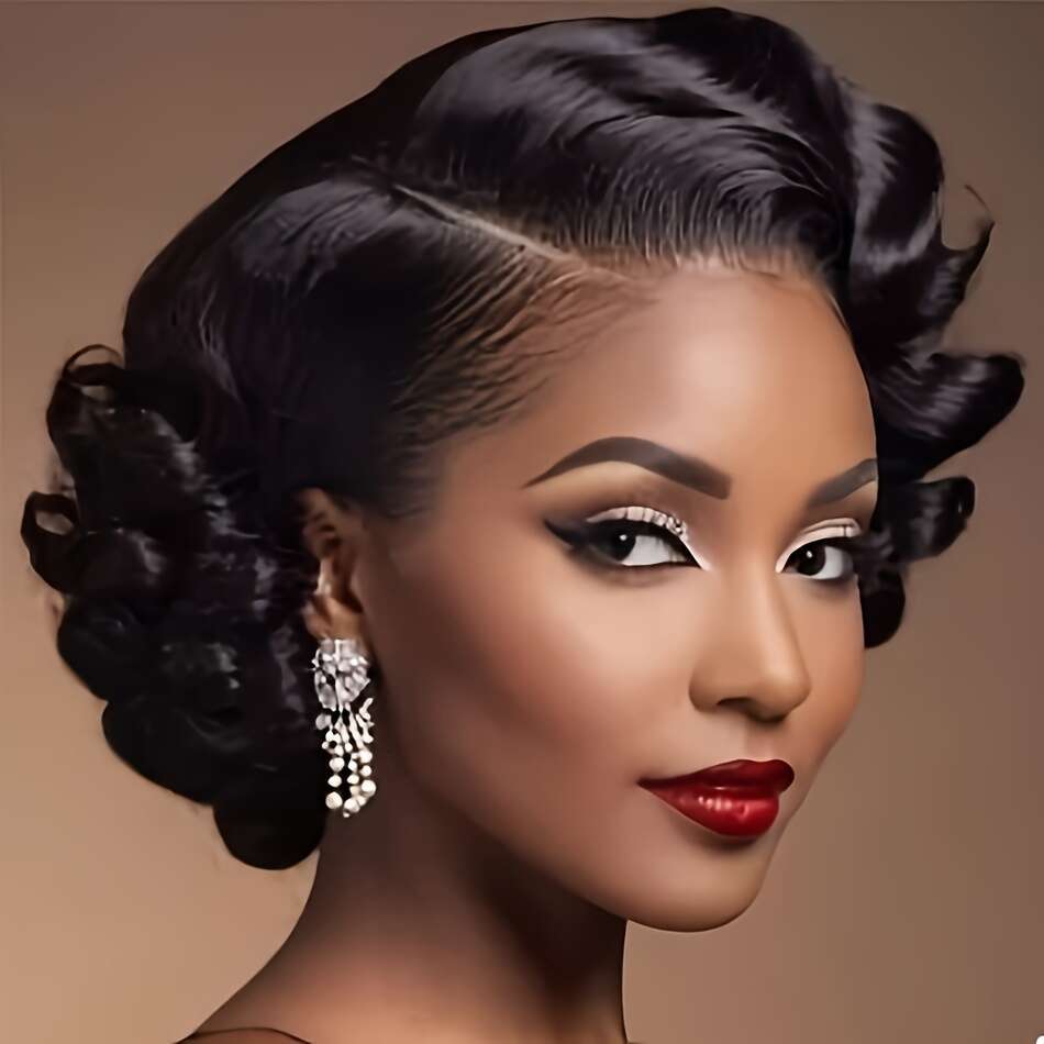 Elegant Bob Wig For Women - 4X4 Glueless Lace Front, Pre-Plucked Brazilian Virgin Remy Human Hair, Body Wave Closure Wig, 150% Density, 10 Inch