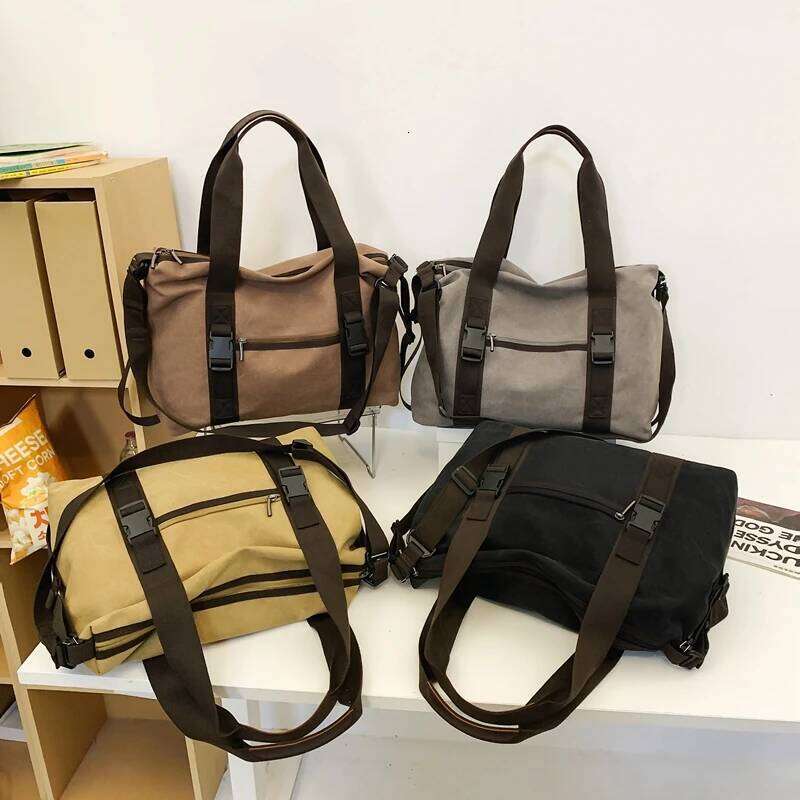 Designer Bags Tiptoegirls Large Capacity Canvas Tote Bags For Work Commuting Carrying College Style Student Outfit Book Men Shoulder Bag Hot Selling