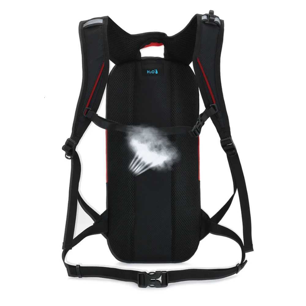 New 10L MTB Bike Backpack with Night Reflector Strips Helmet Strap Design Outdoor Sports Cycling Running Backpacks Water Bag H251029