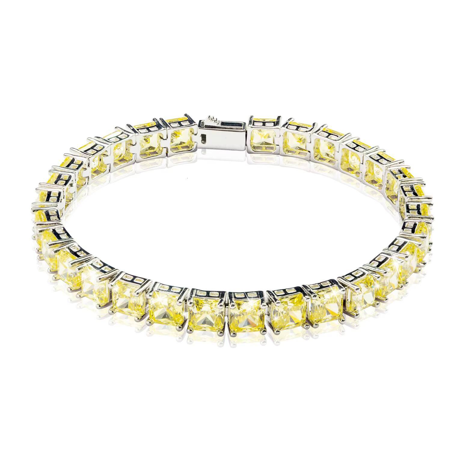 Fine Fresh Sweet New Design Bracelet High Carton Diamond Brass Tennis Bracelet Wholesale Jewelry for Girl Women