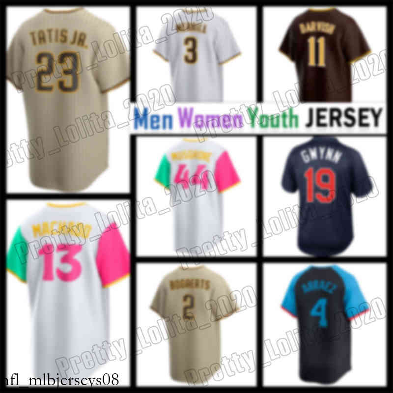 Fernando Tatis Jr. Baseball Jersey Manny hado Yu Darvish Padres Xander Bogaerts Musgrove Tony Gwynn Jackson Merrill Jake Cronenworth Jason Heyward Connor Joe nnk