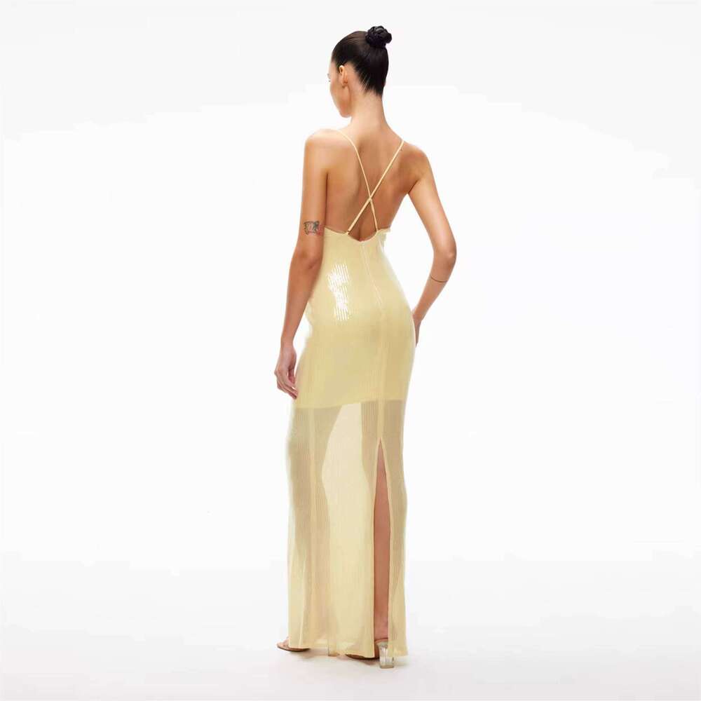 Solid Color Ruffled Ladies Casual Dress Elegant Women's Clothing prom