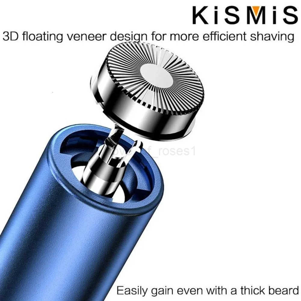 KISMIS 2IN1 USB Rechargeable Trimmer For Nose And Ear Hair Metal Shaver Electric Shaver Trim Nose Hair For Women And Men Z251030