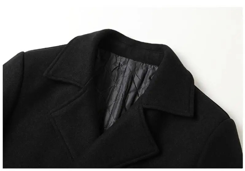 Winter Men Double Breasted Woolen Coats Thicker Warm Cashmere Trench Coats Long Jackets Quality Male Winter Overcoats Eur XX 251029