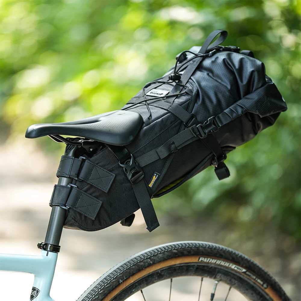 Rhinowalk Bike Saddle Bag Waterproof 14L Big Capacity Stable Not Shaking Removable Dry Bag For Mtb Road Gravel Bike Bikepacking H251029