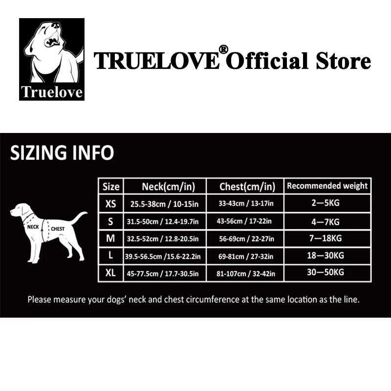 Truelove Pet Harness Small Medium Large Split Dog Fashion Outdoor J251129
