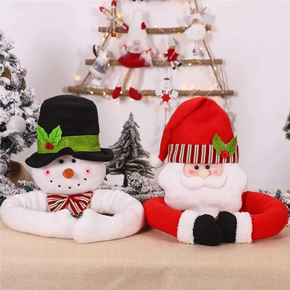 Hugs The trees Doll Santa Claus Christmas Tree Ornaments Festive Decor Noel Atmosphere Cloth Xmas christmas decorations 2025 C251030
