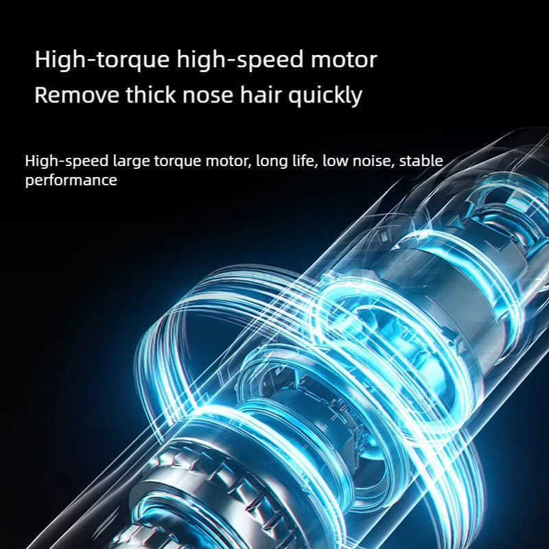 Portable electric nose hair trimmer rechargeable USBcharged suitable for facial hair and eyebrows Z251030