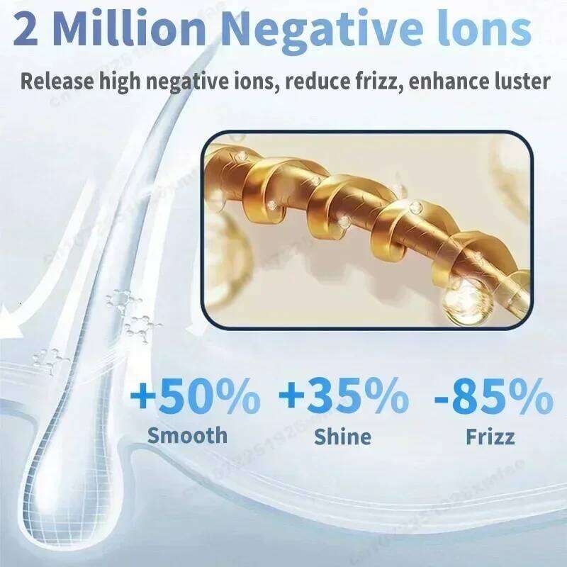 6 in 1 High-Speed Negative Ion Multi Hair Styler Professional Blow Dryer Brush Curling Gift for Women